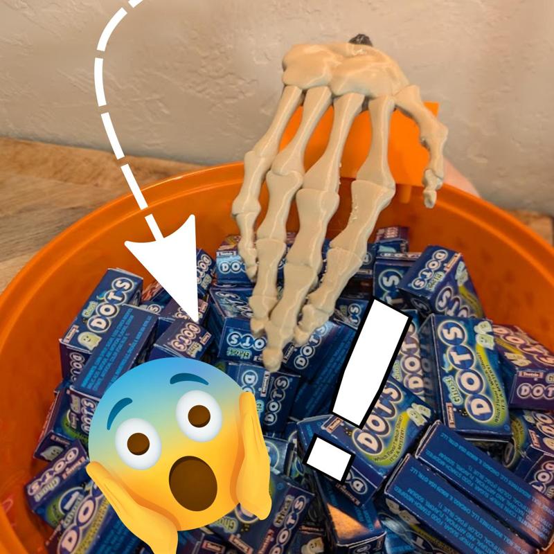 TRICK or Treat Grabbing Hand Prank