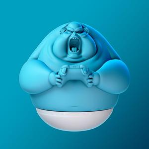 Angry Gamer Weeble Wobble
