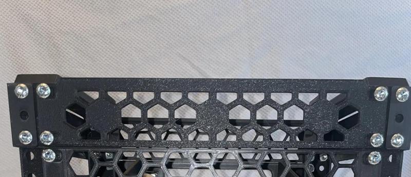 10-inch honeycomb blank plate reinforced - higher as standard 1U   