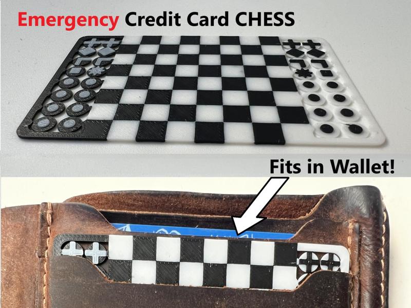Wallet-Sized Chess Set