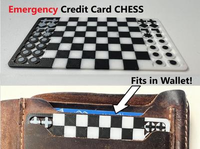 Wallet-Sized Chess Set