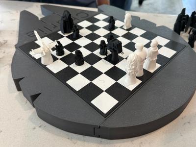 Millenium Falcon Chess Board