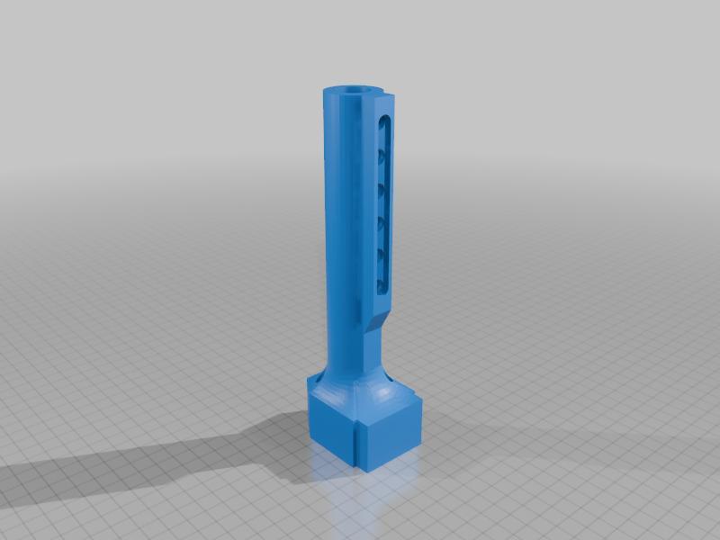 hollow nerf M4 buffer tube adapter