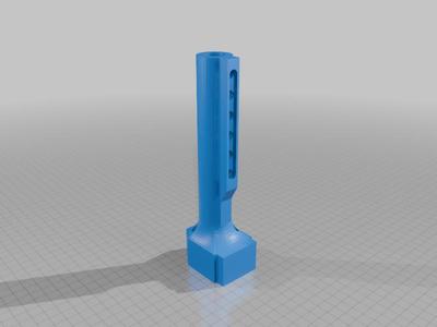 hollow nerf M4 buffer tube adapter