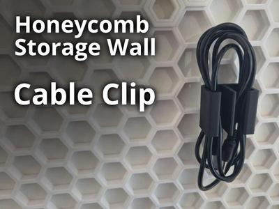 Cable Clip for Honeycomb Storage Wall (HSW)