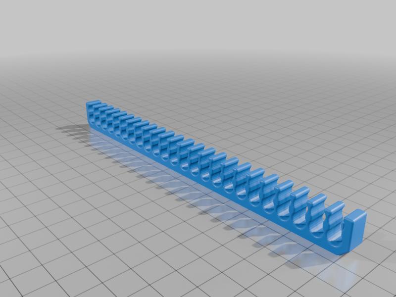 Cat 5 ethernet cable comb 48-slot with screw holes