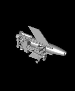 1/110 Scale MK4 Regulus Missile Launcher with Mis.stl