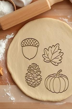 Autumn Set Cookie Cutter, Biscuit Cutter