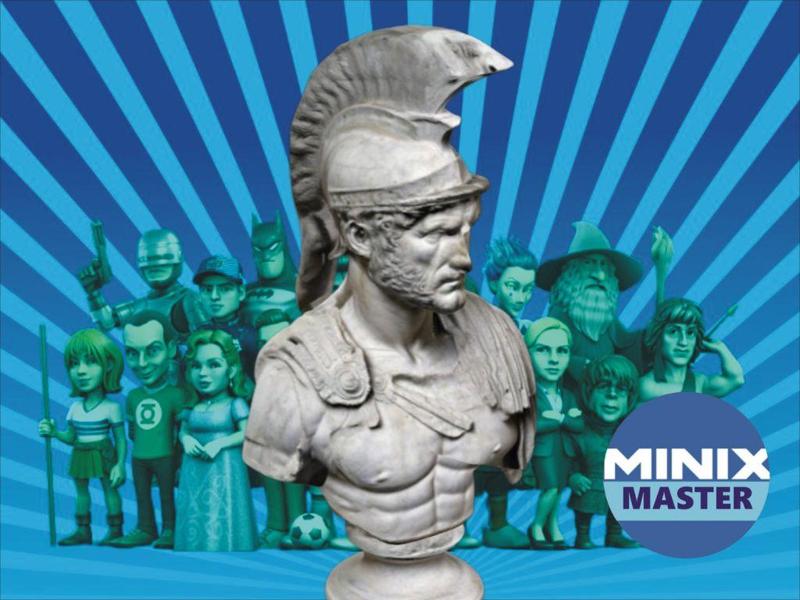 bust of antic warrior