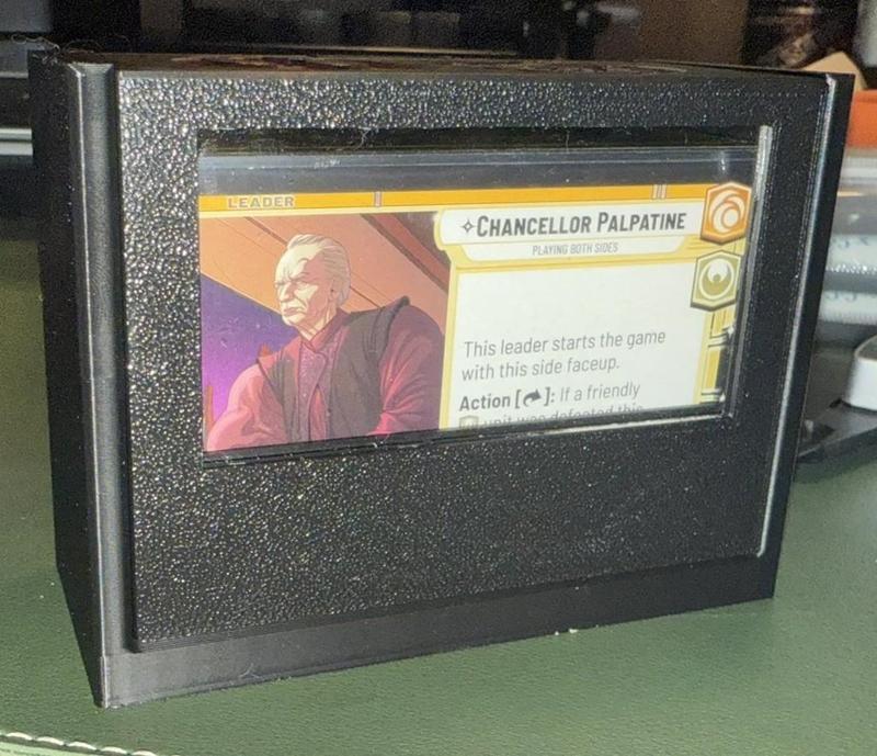 Star Wars Unlimited Plexiglass Windowed Deckbox