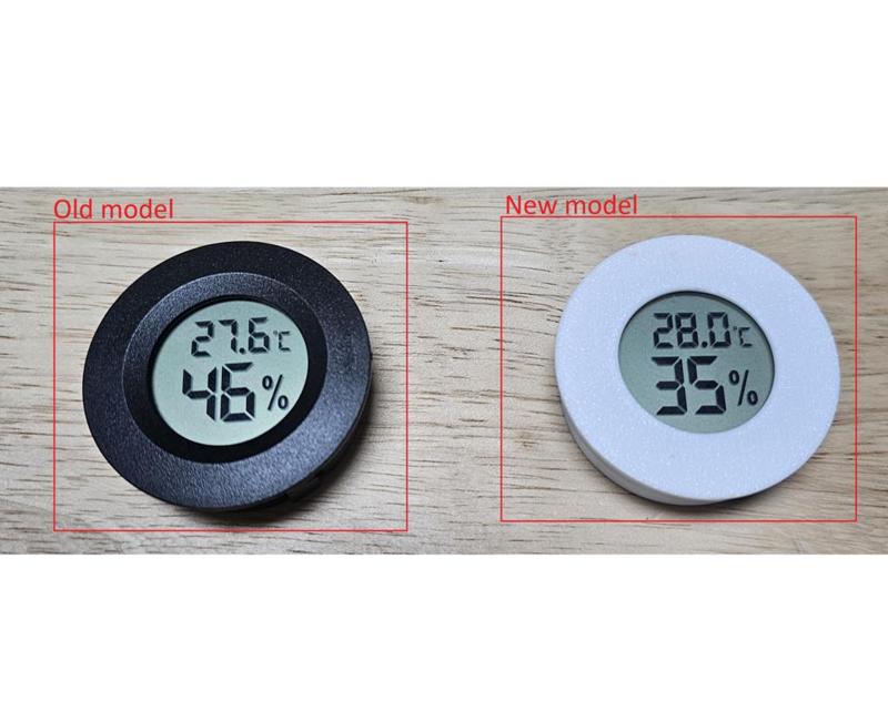 Round Hygrometer Front Face Housing