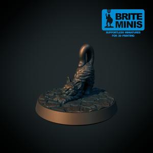 Cat 28mm (Supportless, FDM-friendly)