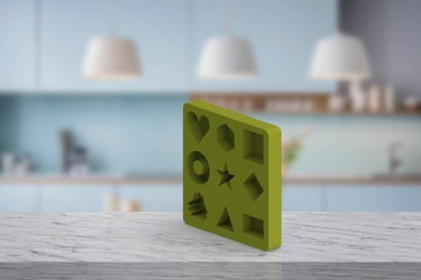 Multi-Shape Mold for Kids Education or Casting (Silicone, Soap, Wax)