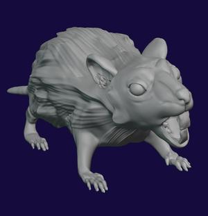 5 Giant Rat enemies (Including the Big One)