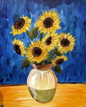 Van Gogh Sunflowers Vase