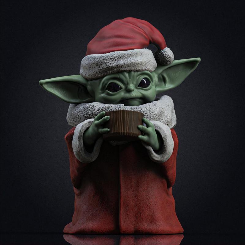 Christmas Grogu (Pre-Supported)