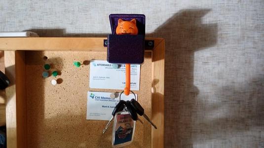 Cat Key Hanger Improved Remix