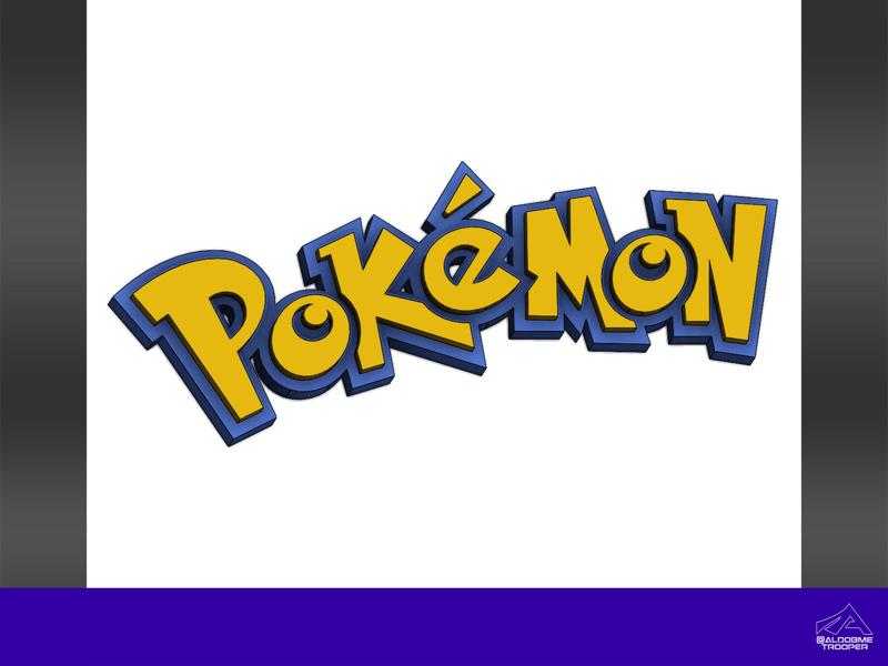 Pokemon 3D logo