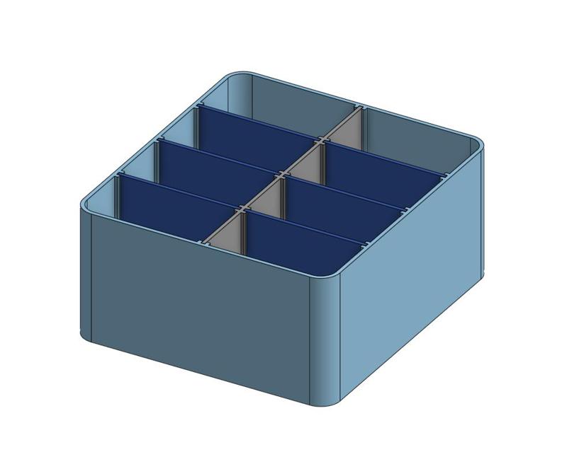 Box with Removable Dividers