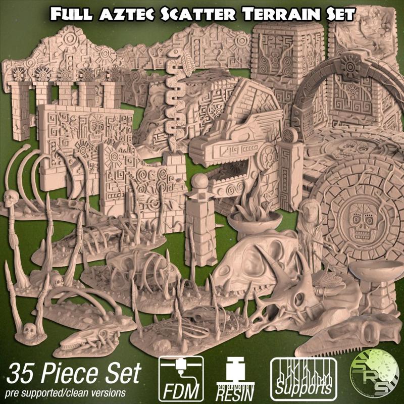Aztec Themed Scatter Terrain