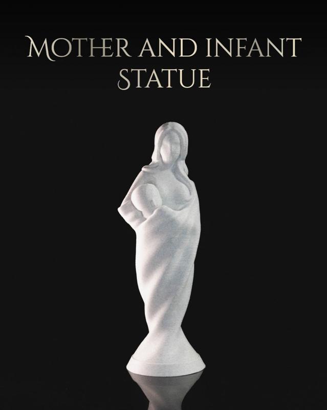 Mother and Infant Statue