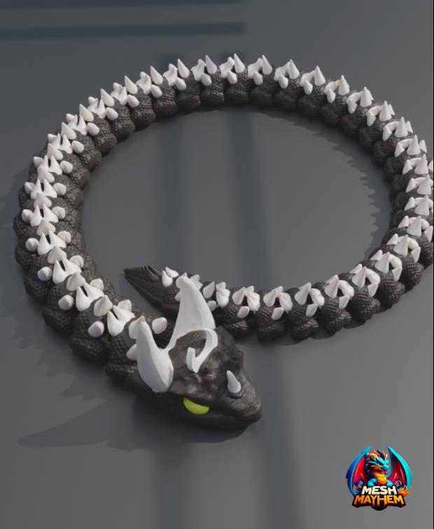 Articulated Coatl Dragon by Mesh Mayhem