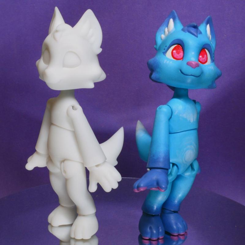 Wolfie the Ball Jointed Doll