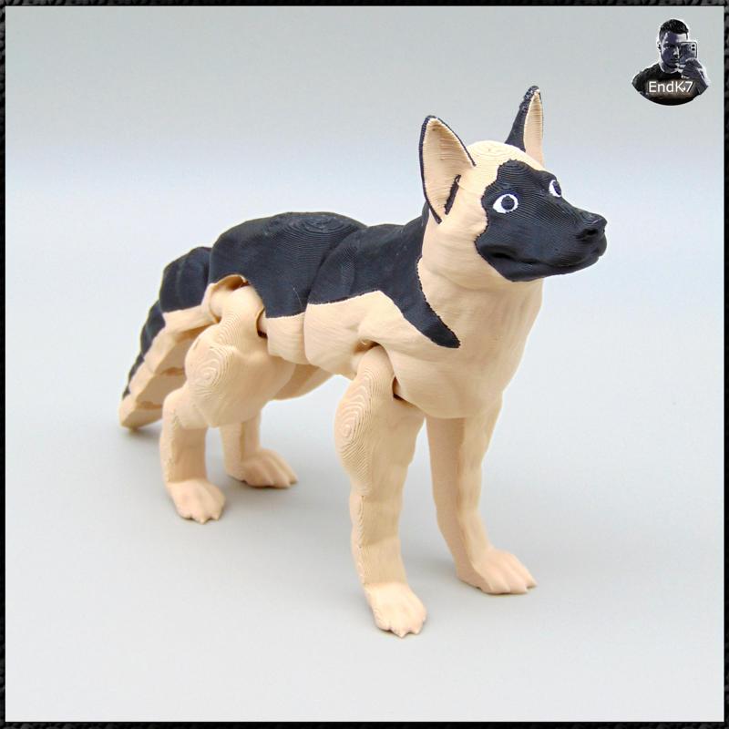 Articulated German Shepherd - Multicolor