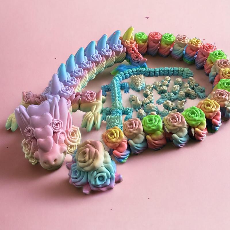 Make you own Rose Bouquet Dragon