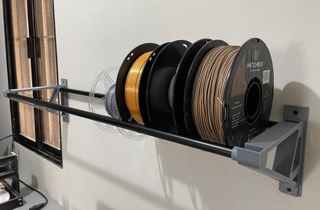 Filament rack bracket for 200x200 build
