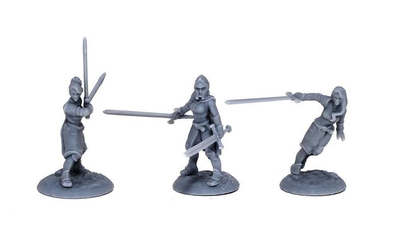 Lady Knights (multiple poses)