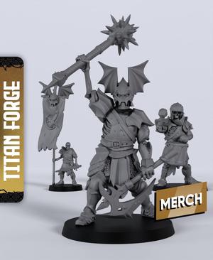 Skeleton Command Group - With Free Dragon  - 5e DnD Inspired for RPG and Wargamers