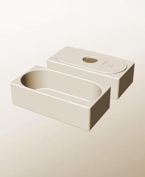 CX96-60-P Modular Stacking pierced container for home decor