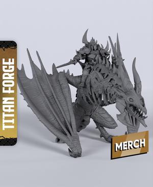 Mor-Zhal Deathlord - With Free Dragon  - 5e DnD Inspired for RPG and Wargamers