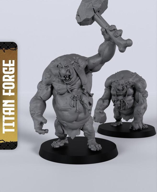 Trolls - With Free Dragon  - 5e DnD Inspired for RPG and Wargamers