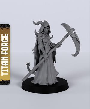 Tiefling Male Cleric - With Free Dragon  - 5e DnD Inspired for RPG and Wargamers