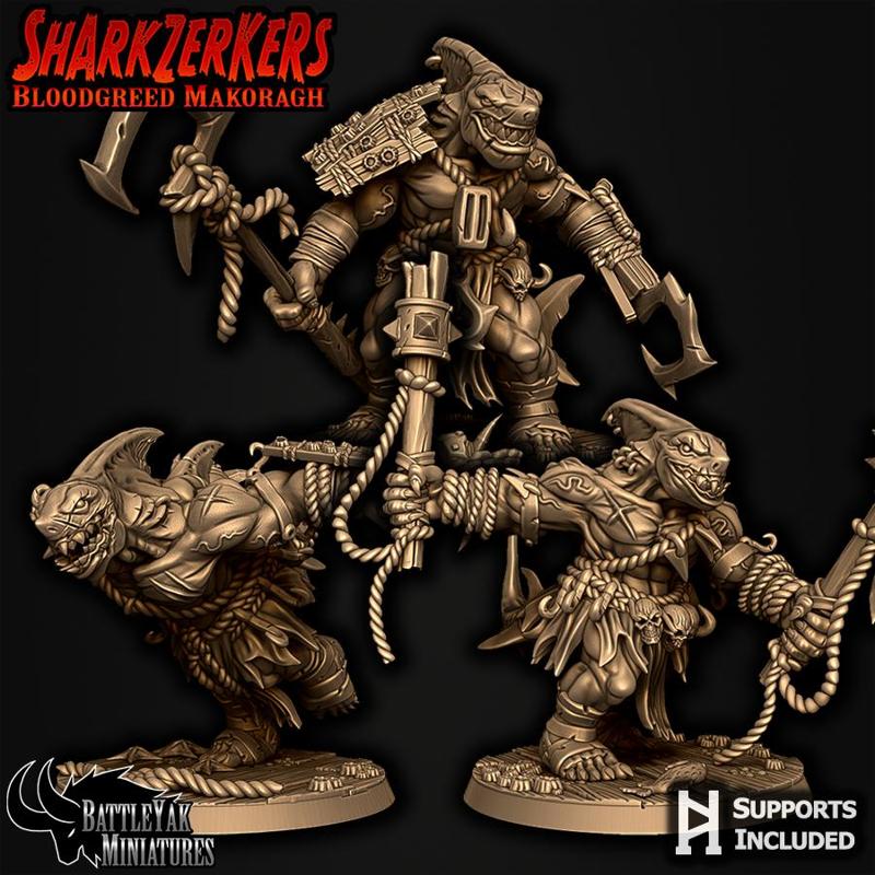 Sharkzerker Warrior Pack | Sharkzerkers
