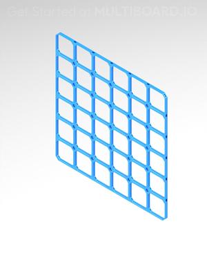 6x6 Multibin Plate