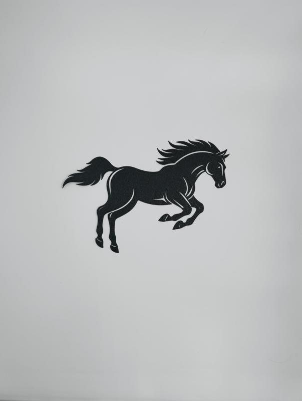 Jumping horse wall art