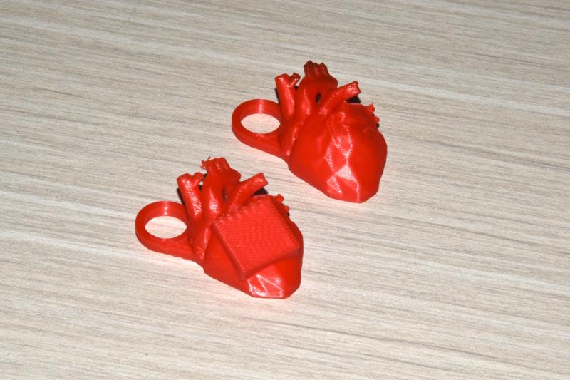 Heart (Low-Poly) Keychain