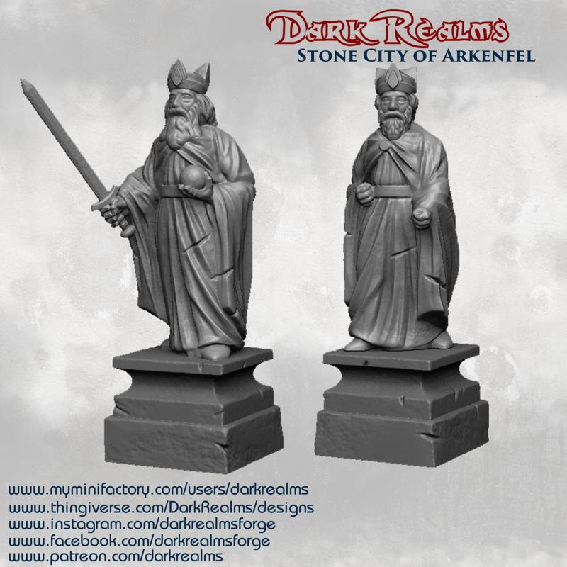 Dark Realms Arkenfel - Statues