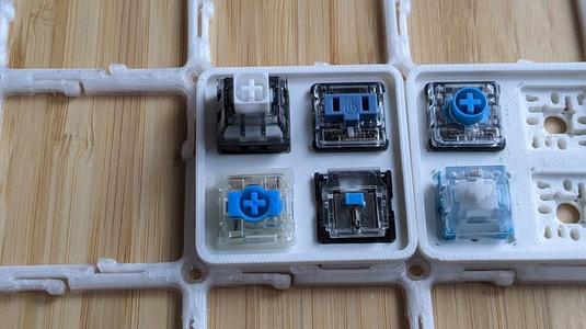 Gridfinity Mechanical Keyboard Switch Bin / Keyswitch Tester