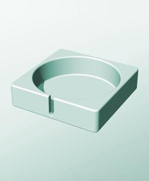 CS162-45-S Stacking slotted module bin for modern home decor