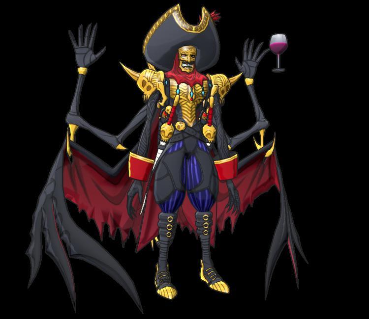 Bolboutamon with wine glass from Digimon