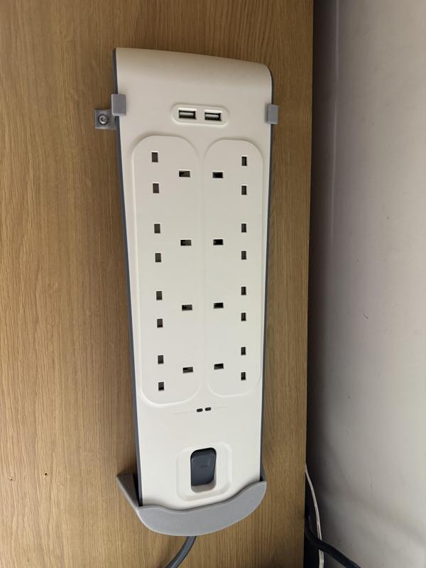 Belkin Extention lead wall mounting brackets.
