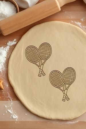 Tennis Cookie Cutter, Biscuit Cutter