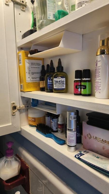 Medicine Cabinet shelf organizers - Medicine Cabinet space makers
