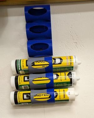 wall mounting holder for silicone cartridge