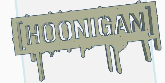 Hoonigan Drip Stencil