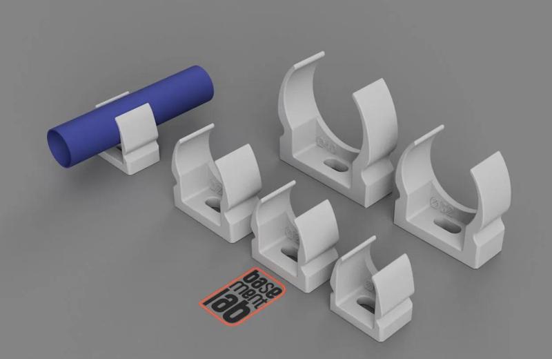 Pipe clip - Conduit Clips -  Ø 16 / 20 / 25 / 32 / 40mm - B Type - Clip Fissatubo Aperto   